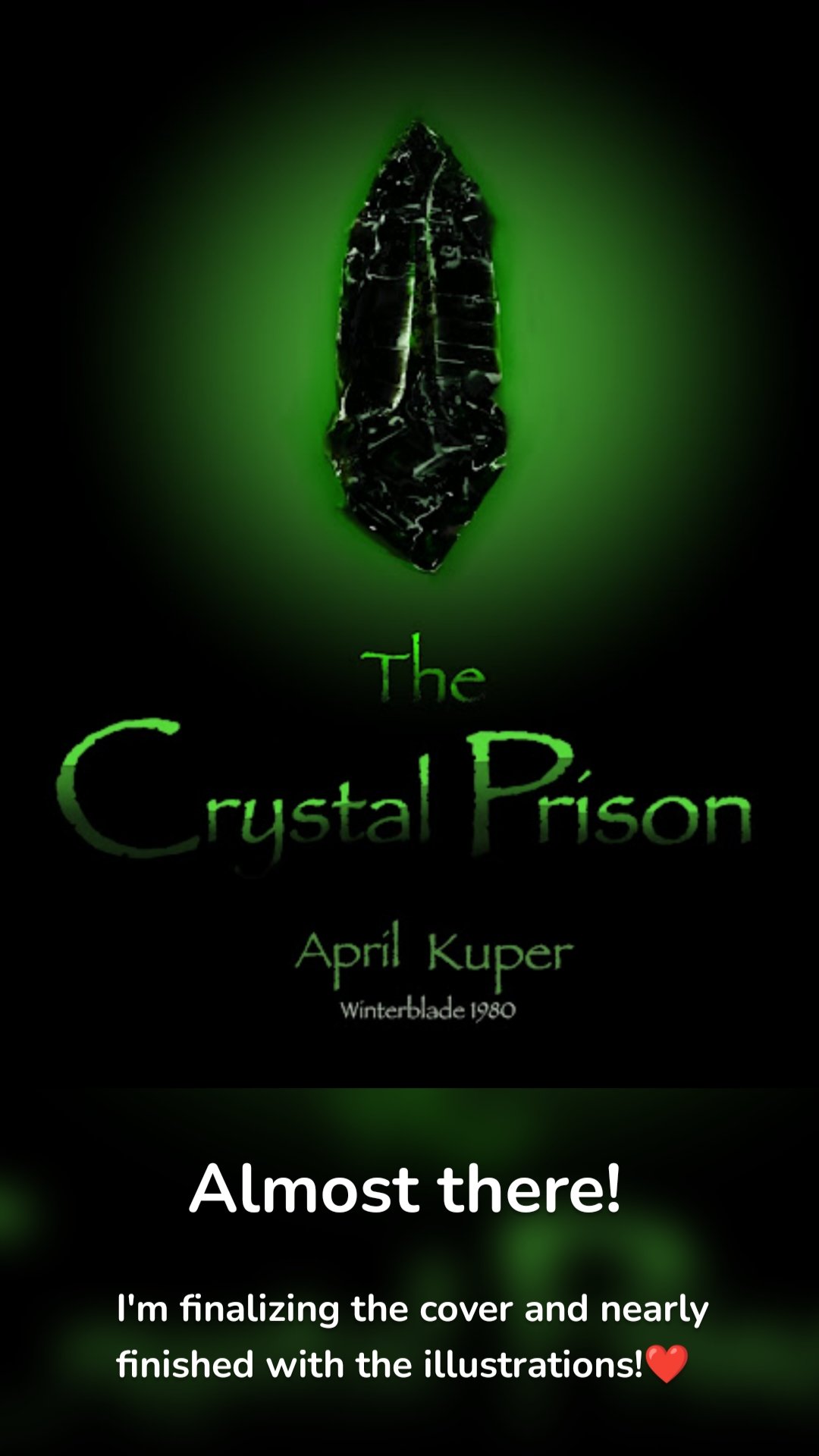 Almost there! I'm finalizing the cover and nearly finished with the illustrations!❤️